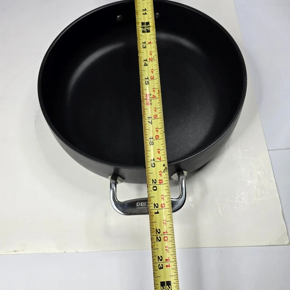 All Clad‎ 4 Quart Nonstick Fry Pan No Lid Black Stainless Steel Handle Kitchen